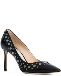 Chaussures en cuir noires Jimmy Choo