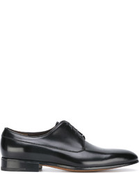 Chaussures en cuir noires Salvatore Ferragamo