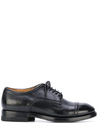 Chaussures en cuir noires Silvano Sassetti