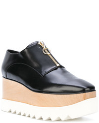 Chaussures en cuir noires Stella McCartney