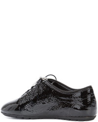 Chaussures en cuir noires Saint Laurent