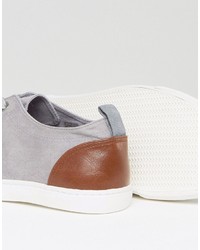 Chaussures en daim grises Asos