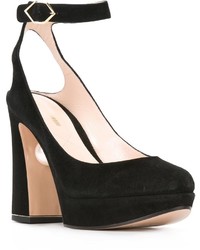 Chaussures en daim noires Nicholas Kirkwood