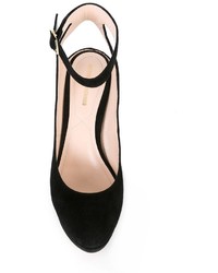 Chaussures en daim noires Nicholas Kirkwood