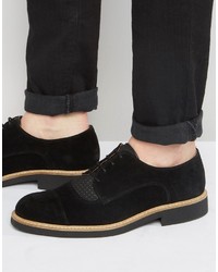 Chaussures en daim noires Selected