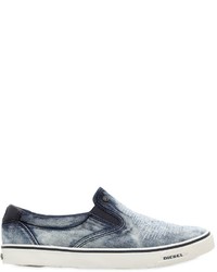 Chaussures en denim bleu clair