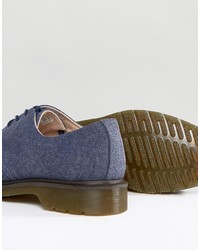 Chaussures en toile bleues Dr. Martens
