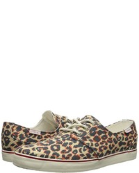 Chaussures en toile imprimées léopard