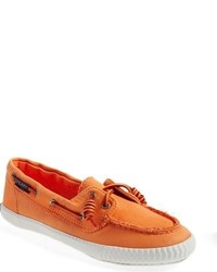 Chaussures en toile orange