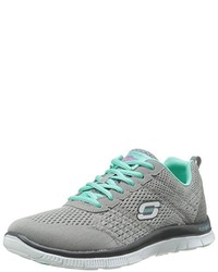 Chaussures grises Skechers