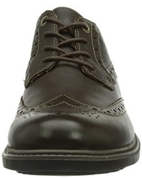 Chaussures habillées marron foncé Clarks