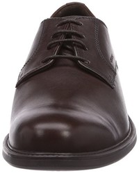 Chaussures habillées marron foncé Geox