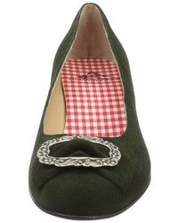 Chaussures olive Diavolezza