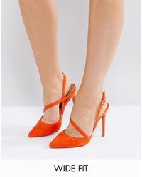 Chaussures orange Asos