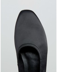 Chaussures plates noires Vagabond