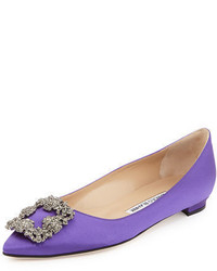 Chaussures plates violet clair