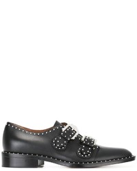 Chaussures richelieu à clous noires Givenchy