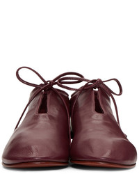 Chaussures richelieu bordeaux Martiniano