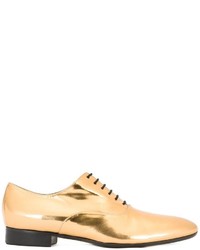 Chaussures richelieu dorées Marni