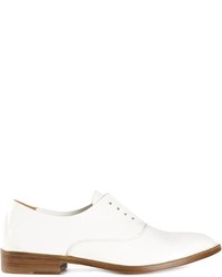 Chaussures richelieu en cuir blanches Buttero