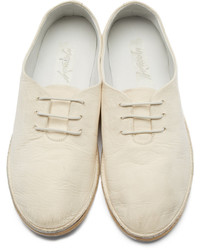 Chaussures richelieu en cuir blanches Marsèll