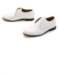 Chaussures richelieu en cuir blanches Hudson