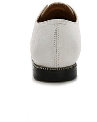 Chaussures richelieu en cuir blanches Hudson