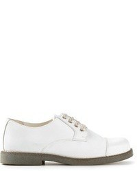 Chaussures richelieu en cuir blanches Ivan Grundahl