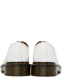 Chaussures richelieu en cuir blanches Dr. Martens