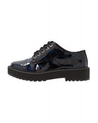 Chaussures richelieu en cuir bleu marine Katy Perry