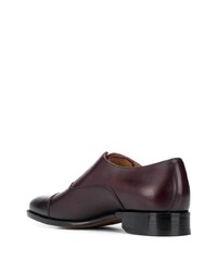 Chaussures richelieu en cuir bordeaux Scarosso