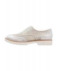 Chaussures richelieu en cuir grises Anna Field