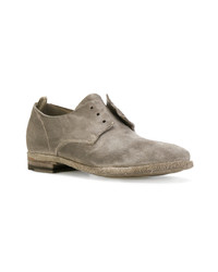 Chaussures richelieu en cuir grises Officine Creative