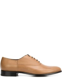 Chaussures richelieu en cuir marron clair Pierre Hardy