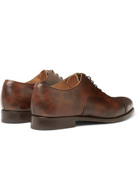 Chaussures richelieu en cuir marron Tricker's
