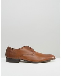 Chaussures richelieu en cuir marron Base London