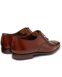 Chaussures richelieu en cuir marron George Cleverley