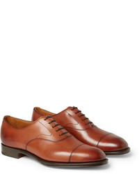 Chaussures richelieu en cuir marron Edward Green