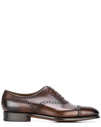 Chaussures richelieu en cuir marron Edward Green