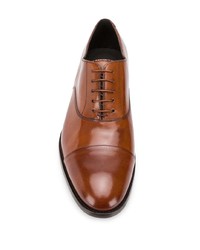 Chaussures richelieu en cuir marron Paul Smith