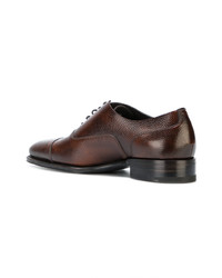Chaussures richelieu en cuir marron DSQUARED2