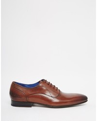 Chaussures richelieu en cuir marron Ted Baker