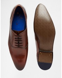 Chaussures richelieu en cuir marron Ted Baker