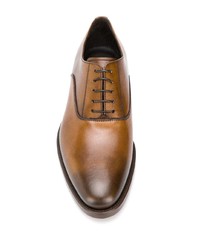 Chaussures richelieu en cuir marron Scarosso
