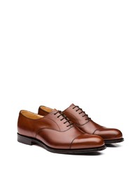 Chaussures richelieu en cuir marron Church's