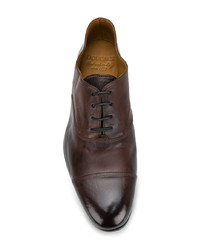 Chaussures richelieu en cuir marron Doucal's