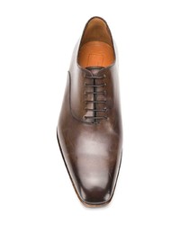Chaussures richelieu en cuir marron Ermenegildo Zegna XXX