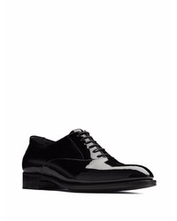 Chaussures richelieu en cuir noires Saint Laurent