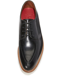 Chaussures richelieu en cuir noires Grenson