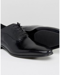 Chaussures richelieu en cuir noires Aldo